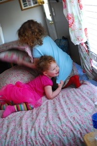 Monkeys Jumping on the Bed