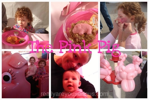 Pink Pig Collage