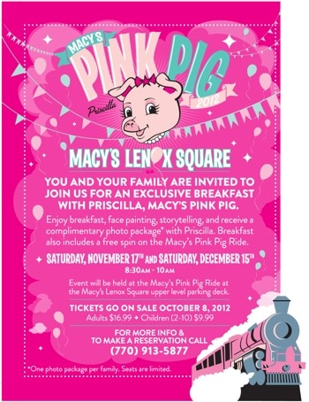 Lenox pink pig breakfast