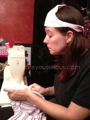 making a onesie into a shirt