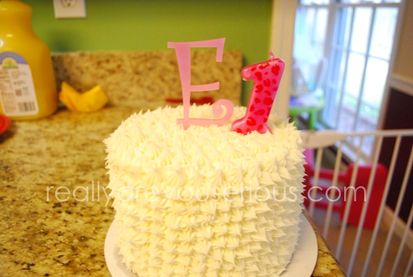 First birthday smash cake