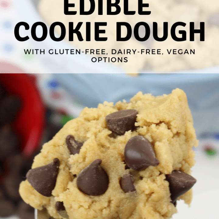 How to Make Edible Cookie Dough safely (with glutenfree, dairyfree